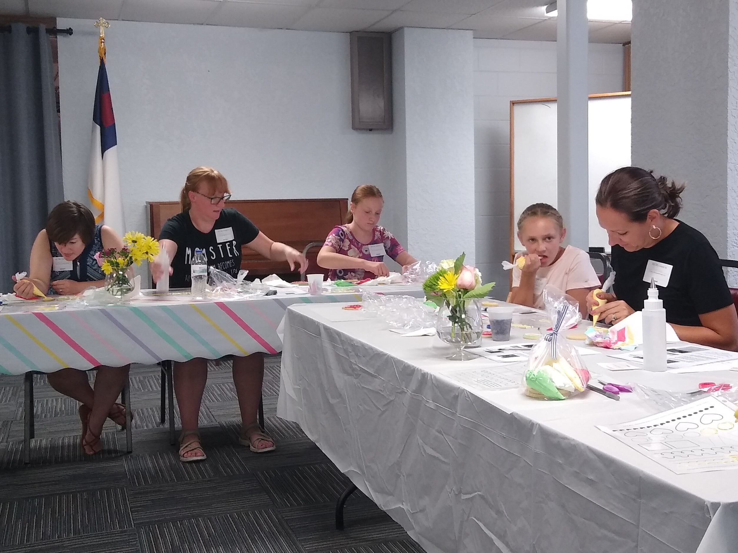 More Decorating...(Someone Is Tasting Her Icing :-)) More Decorating...(Someone Is Tasting Her Icing :-))