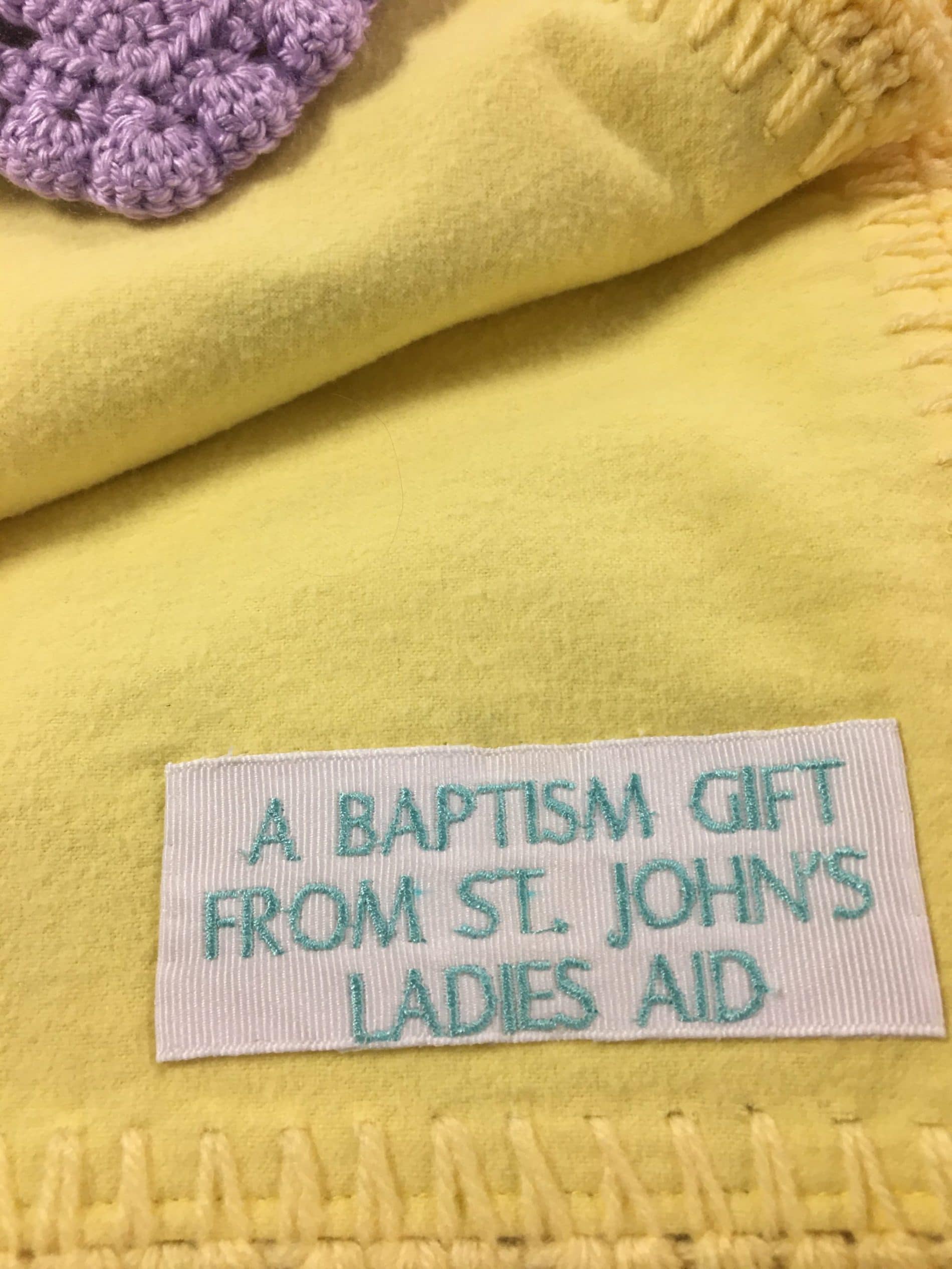 Baptism Blankets2 Scaled - St. John'S Lutheran Church